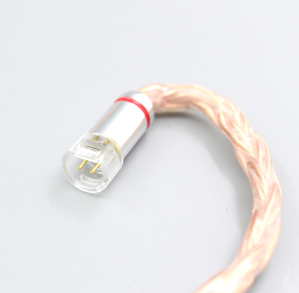 2.5mm 4.4mm 3.5mm XLR 16 Core 99% 7N  OCC Earphone Cable For Sennheiser IE8 IE8i IE80 IE80s Metal Pin