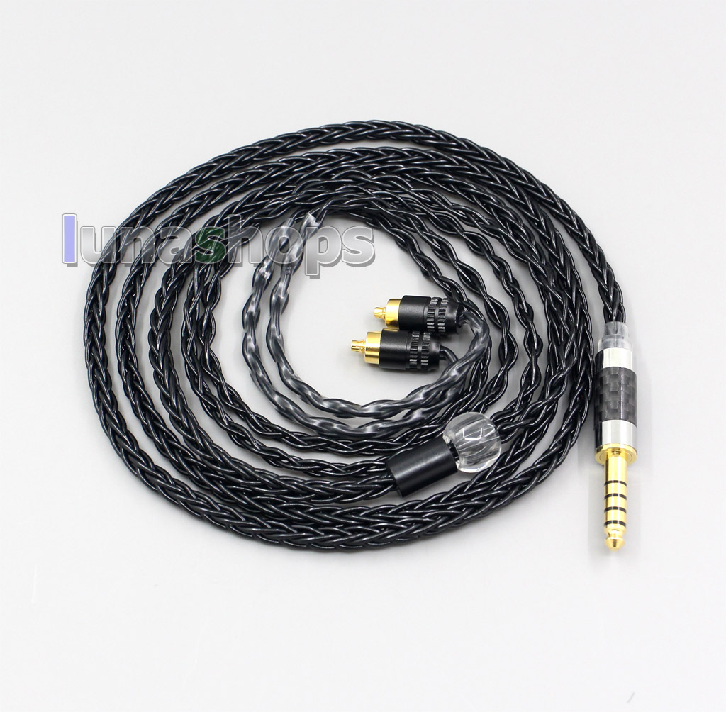 2.5mm 3.5mm XLR Balanced 8 Core OCC Silver Mixed Headphone Cable For Sony IER-M7 IER-M9 IER-Z1R