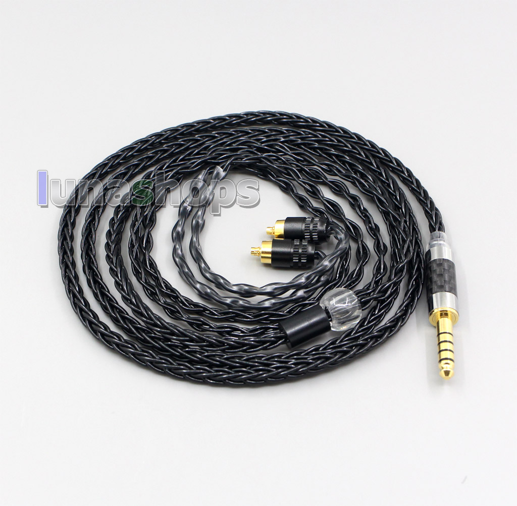 2.5mm 3.5mm XLR Balanced 8 Core OCC Silver Mixed Headphone Cable For Sony IER-M7 IER-M9 IER-Z1R