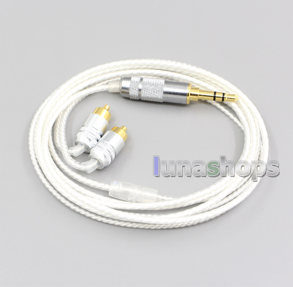 3.5mm 4.4mm XLR 2.5mm Hi-Res Silver Plated 7N OCC Earphone Cable For Sony IER-M7 IER-M9 IER-Z1R
