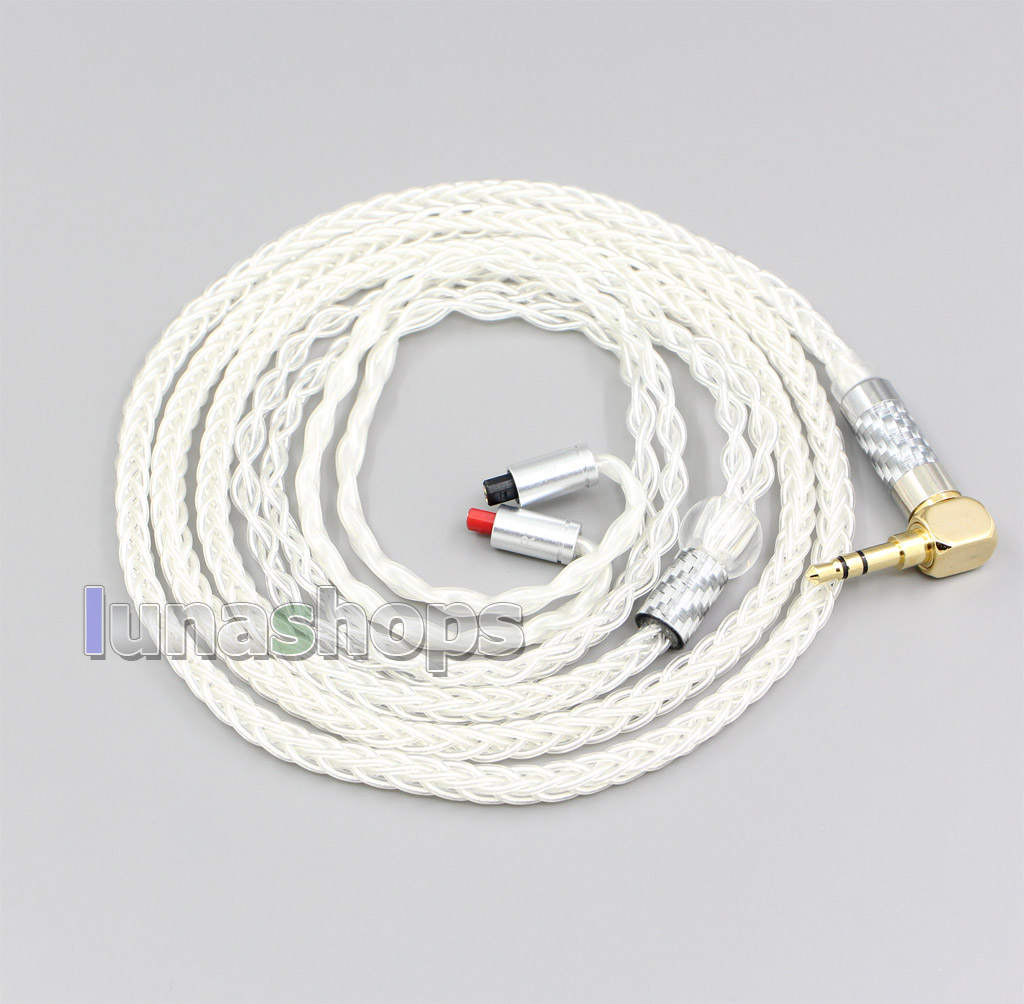 4.4mm 2.5mm 99% Pure Silver 8 Core Earphone Cable For Audio-Technica ATH-IM50 IM70 ath-IM01 ath-IM02 ath-IM03 ath-IM04
