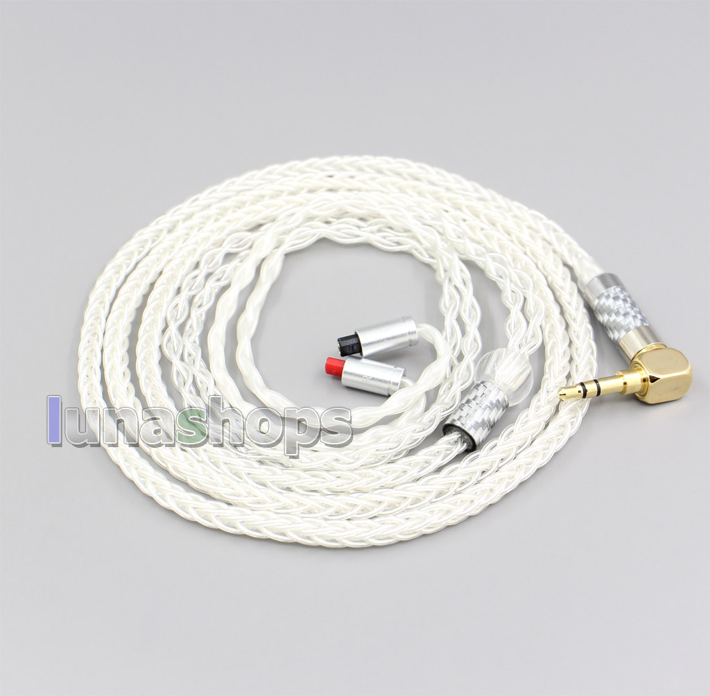 4.4mm 2.5mm 99% Pure Silver 8 Core Earphone Cable For Audio-Technica ATH-IM50 IM70 ath-IM01 ath-IM02 ath-IM03 ath-IM04
