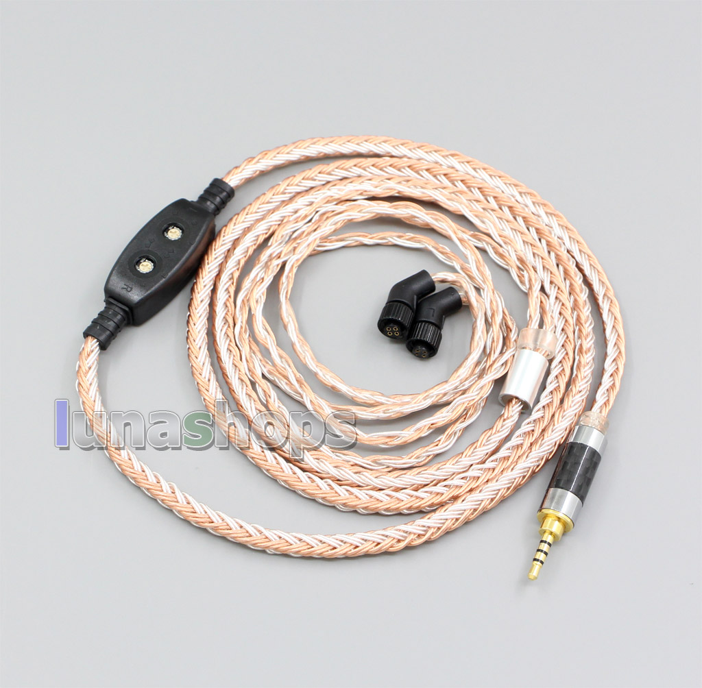 Length:1.25m,   We have 3.5mm , 3.5mm balanced,2.5mm balanced,4.4mm balanced ,and XLR 4 pin plug for your selection, Please leave us message for the type you want when you order. Or else 3.5mm plug version will be shipped out.  Tips: 3.5mm 4 pole Balanced Plug (Bal) cable work on Hifiman Series Player,Qulcos qa361 Player , COWON PLENUE S Player and other players which have related ports.  MobilePhone Iphone or normal player can not work (One side will not have sound if you use the 3.5mm balanced cable on them).
