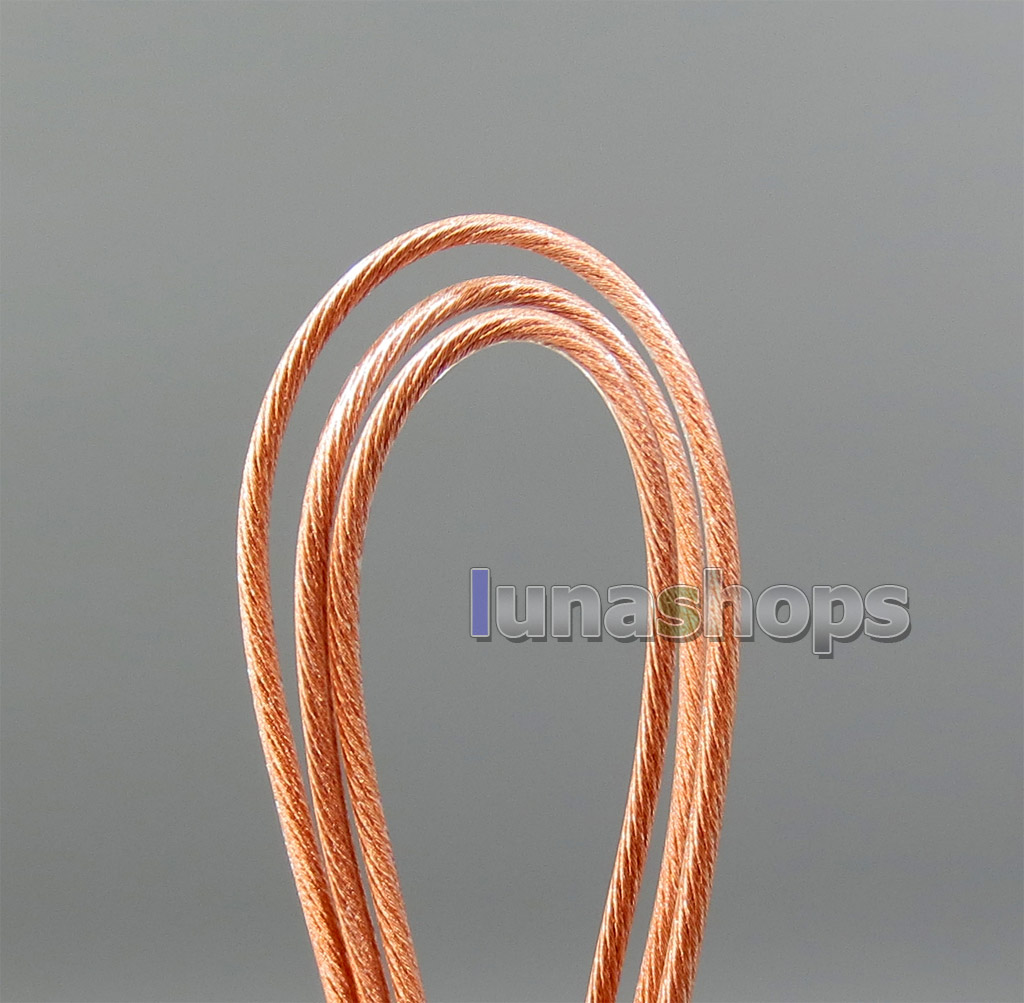 6m 7N OCC Copper 63 Cores (9*0.01mm)*7 PVC Insulating Layer Diameter:1.15mm Bulk Earphone Cable