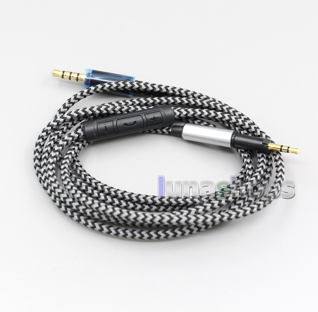 Hi-OFC With Mic Remote Headphone Cable For AKG K450 K451 K452 K480 Q460 Headset