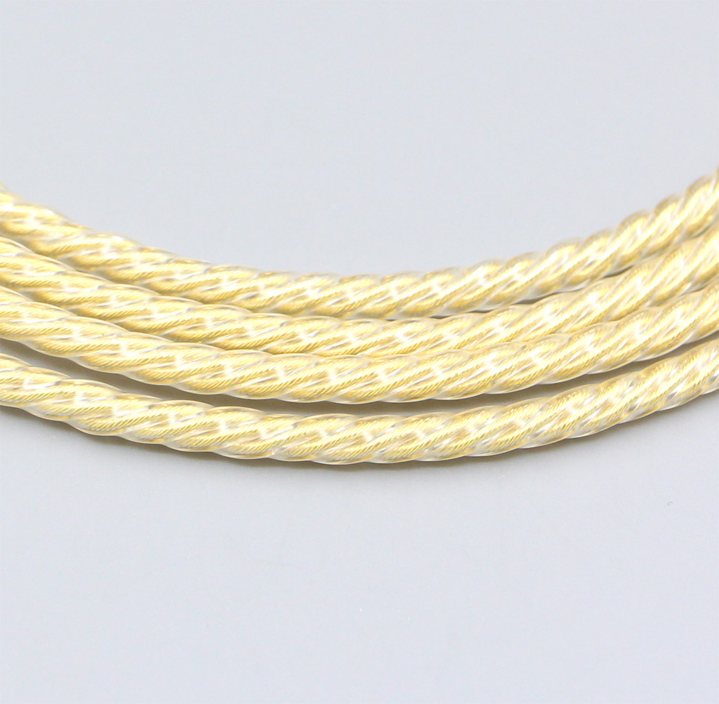 3.5mm 2.5mm 4.4mm 4 Cores 99.99% Pure Silver + Gold Plated Earphone Braided Cable For AKG K812 Reference Headphone