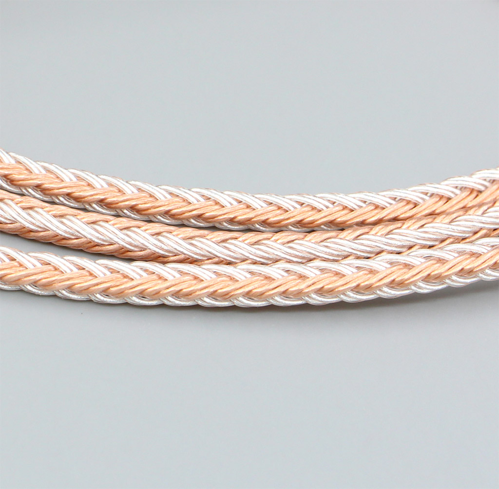 16 Cores Silver Plated XLR 3.5mm 2.5mm 4.4mm Earphone Headphone Cable For Audeze LCD-3 LCD3 LCD-2 LCD2