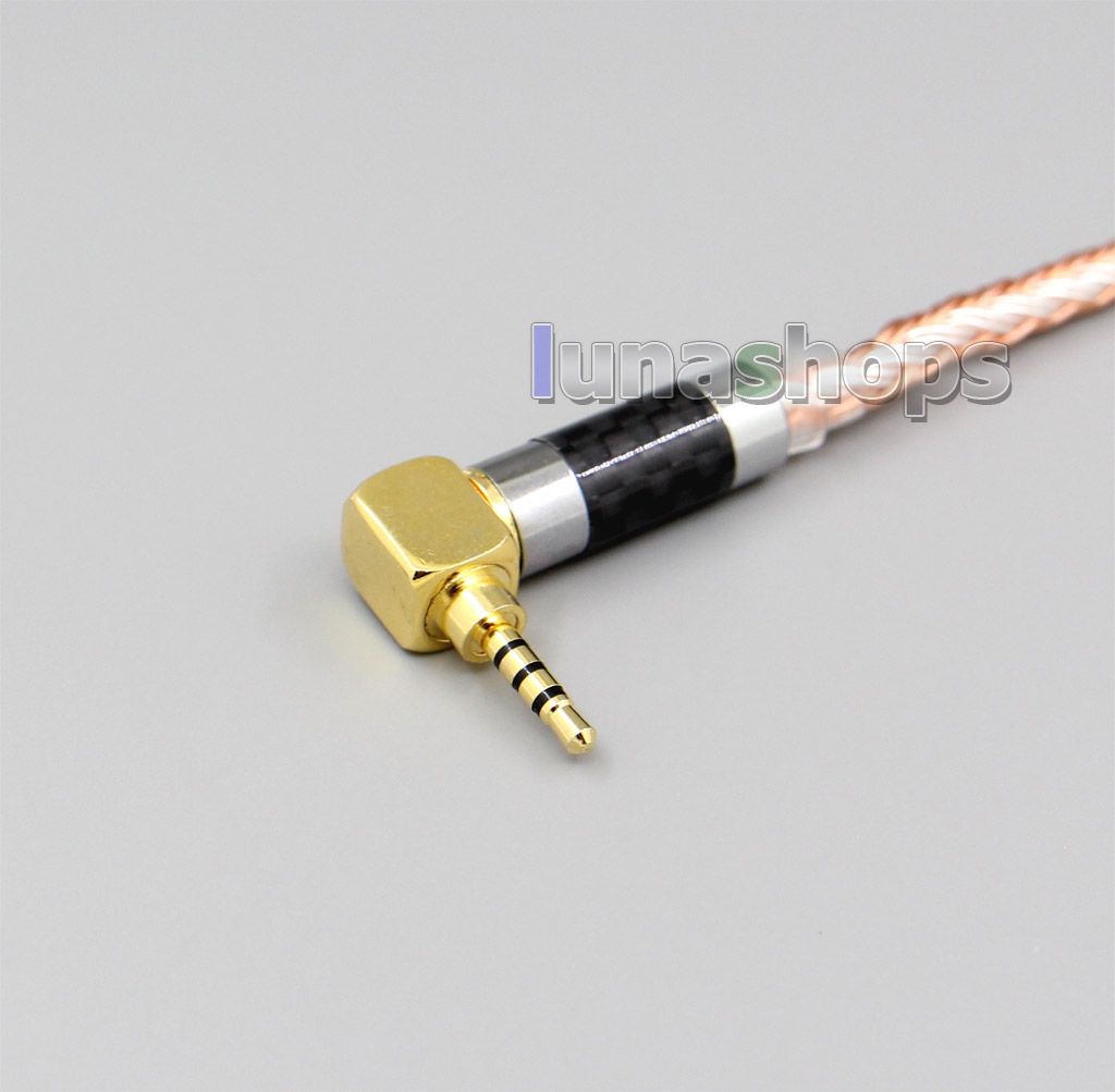 16 Cores Silver Plated XLR 3.5mm 2.5mm 4.4mm Earphone Headphone Cable For Audeze LCD-3 LCD3 LCD-2 LCD2