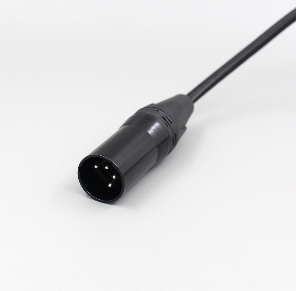 XLR Balanced Weave Cloth OD 5mm OCC Pure Silver Plated Headphone Cable For Audeze LCD-3 LCD3 LCD-2 LCD2