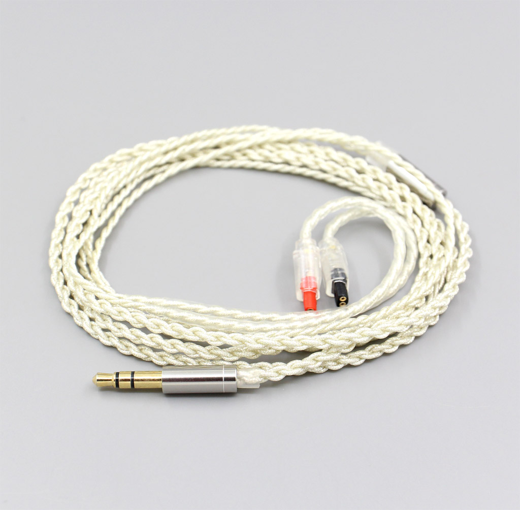Silver Foiled Plated 3.5mm Earphone Cable For Audio-Technica ATH-IM50 IM70 IM01 IM02 03