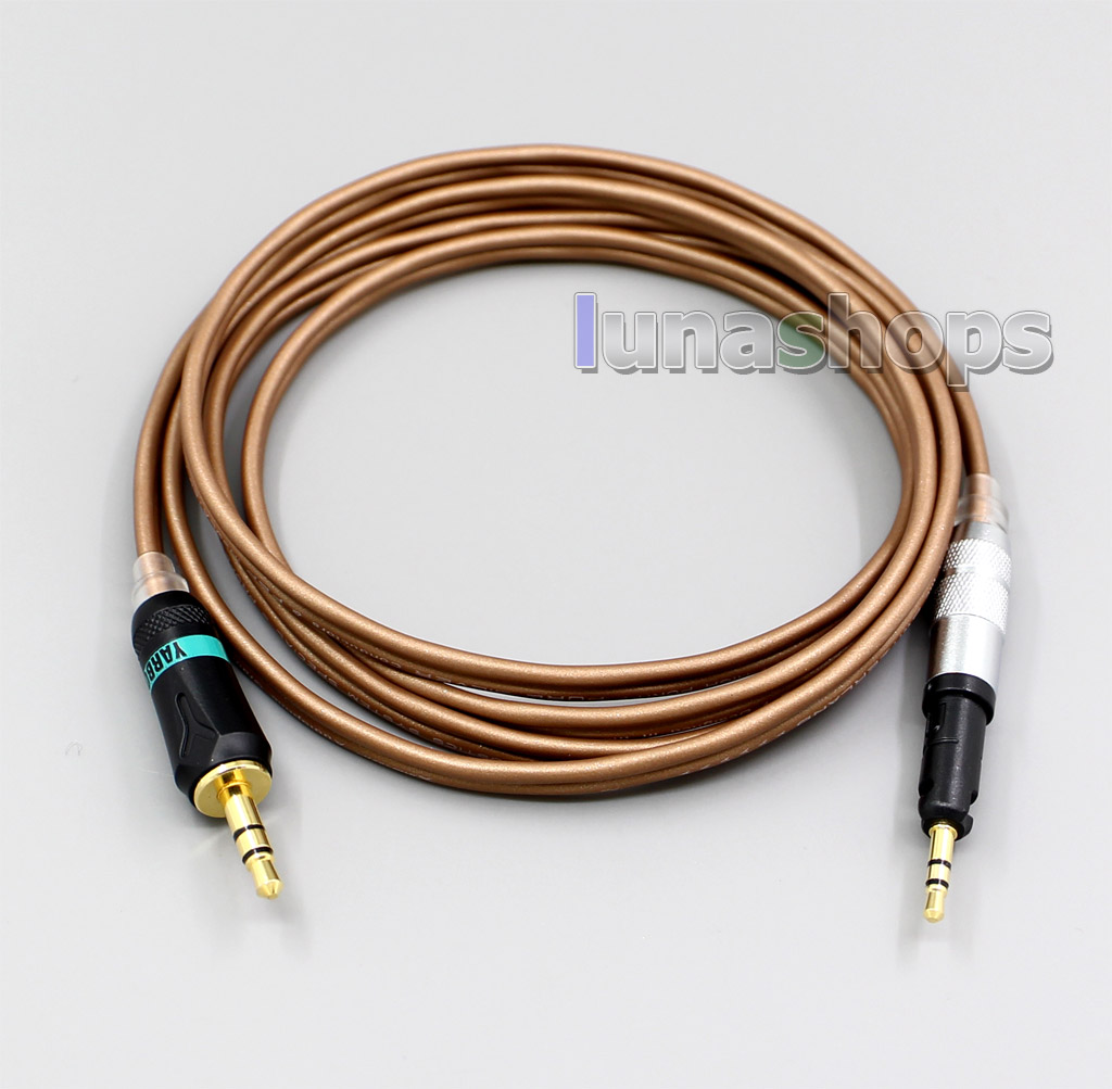 120cm Headphone PURE Silver Cable + PEP Insulated For ultrasone signature PRO Audio Technica ATH-M50x ATH-M40x