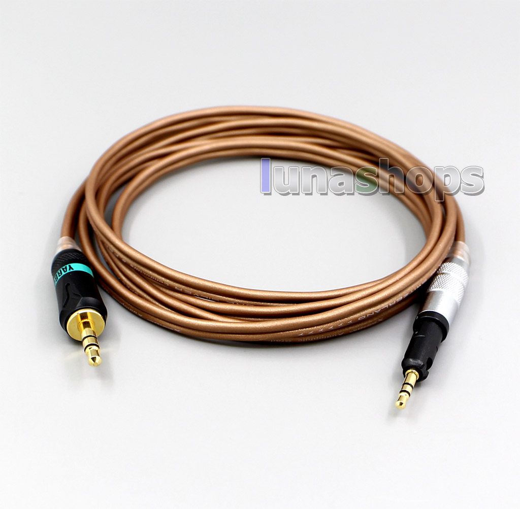 120cm Headphone PURE Silver Cable + PEP Insulated For ultrasone signature PRO Audio Technica ATH-M50x ATH-M40x