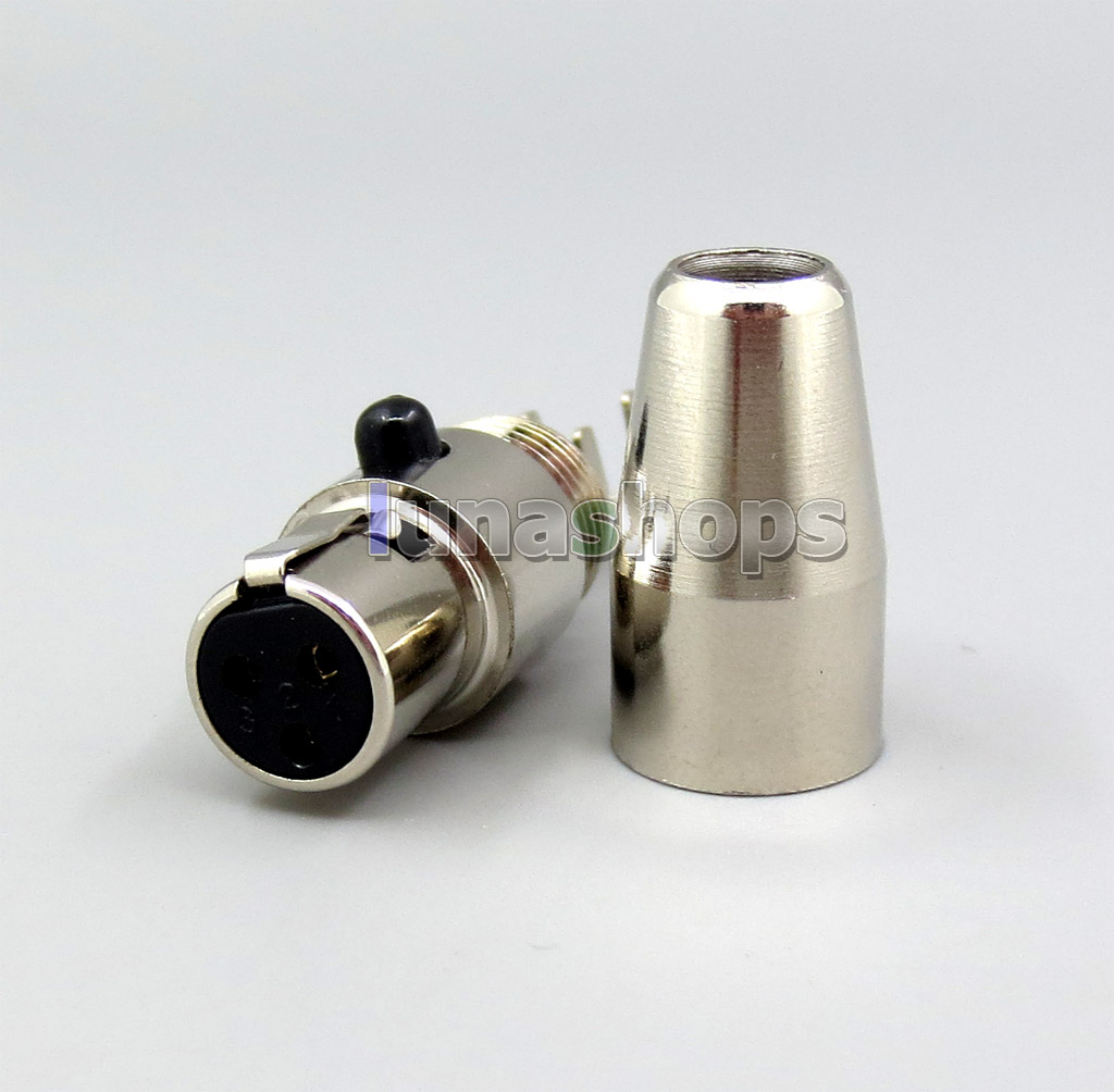 Full Metal Headphone Mini XLR 3 Pin For AKG K271 K272 K240 K242 Q701 K141 K171 K181 