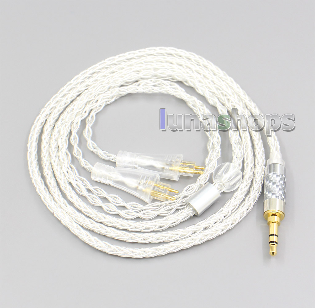 2.5mm 4.4mm XLR 3.5mm 8 Core Silver Plated OCC Earphone Cable For Focal Utopia Fidelity Circumaural Headphone