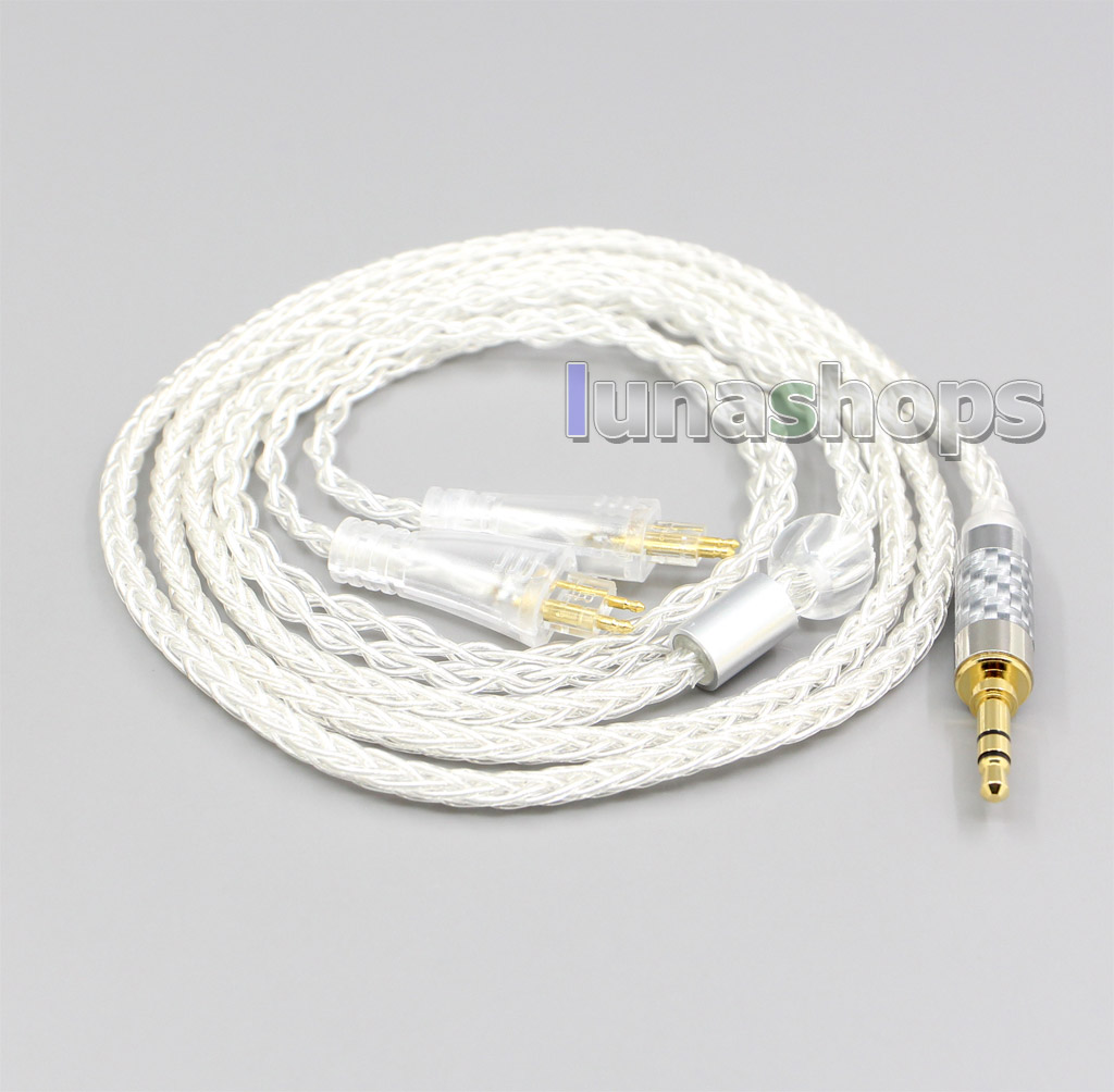 2.5mm 4.4mm XLR 3.5mm 8 Core Silver Plated OCC Earphone Cable For Focal Utopia Fidelity Circumaural Headphone