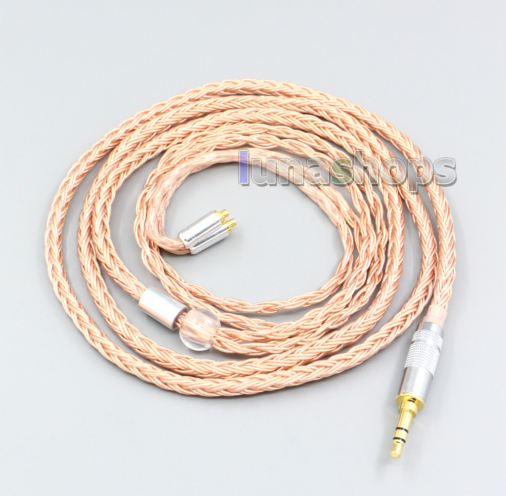 2.5mm 3.5mm XLR Balanced 16 Core 99% 7N OCC Earphone Cable For Shure se535 se846 Se425 Se315 Se215 MMCX