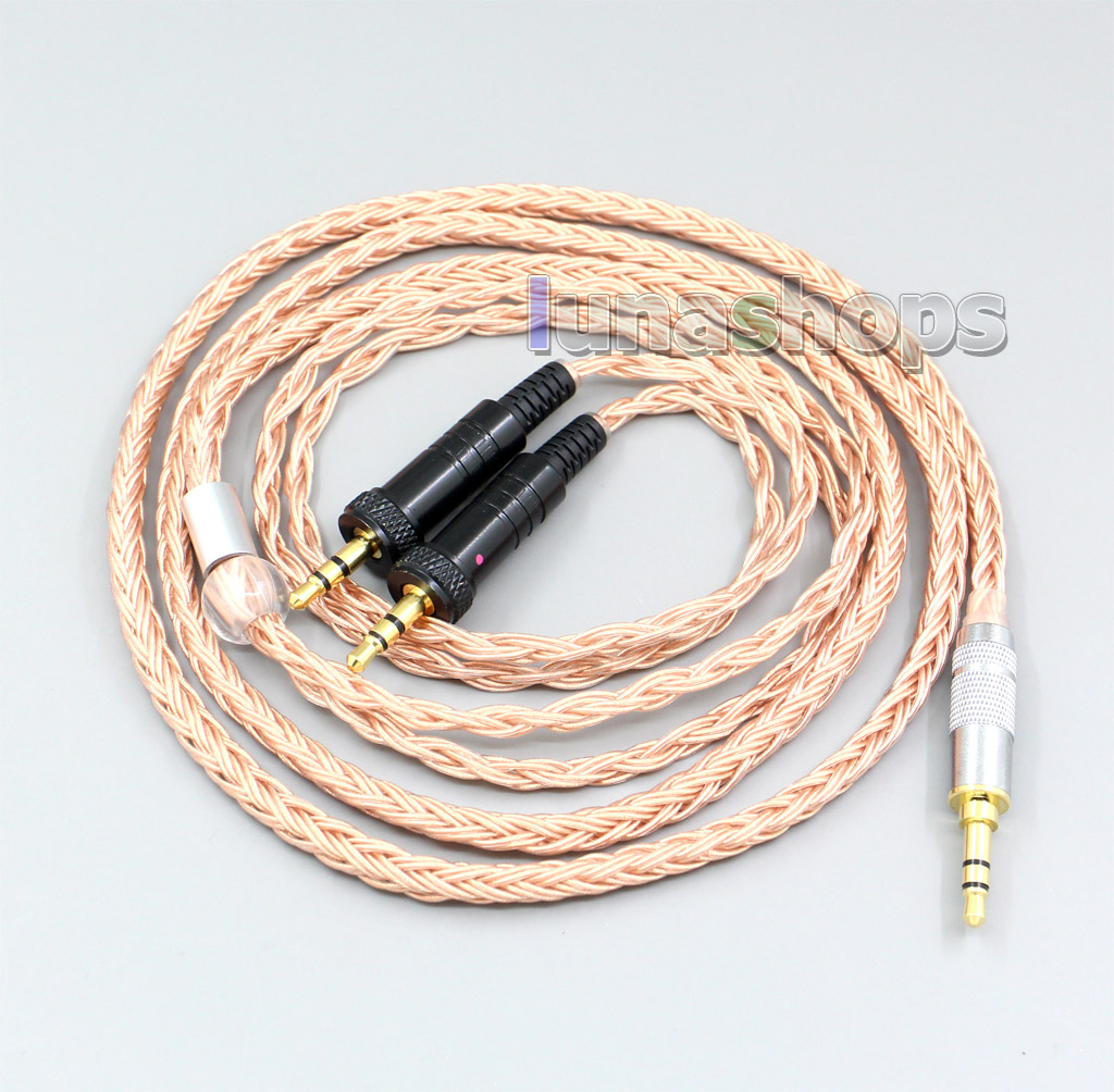 2.5mm 3.5mm XLR Balanced 16 Core 99% 7N  OCC Earphone Cable For Sony MDR-Z1R MDR-Z7 MDR-Z7M2 With Screw To Fix