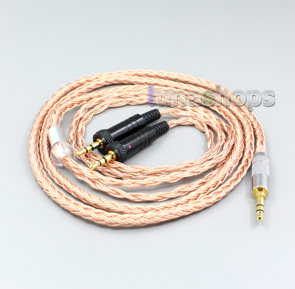 2.5mm 3.5mm XLR Balanced 16 Core 99% 7N  OCC Earphone Cable For Sony MDR-Z1R MDR-Z7 MDR-Z7M2 With Screw To Fix