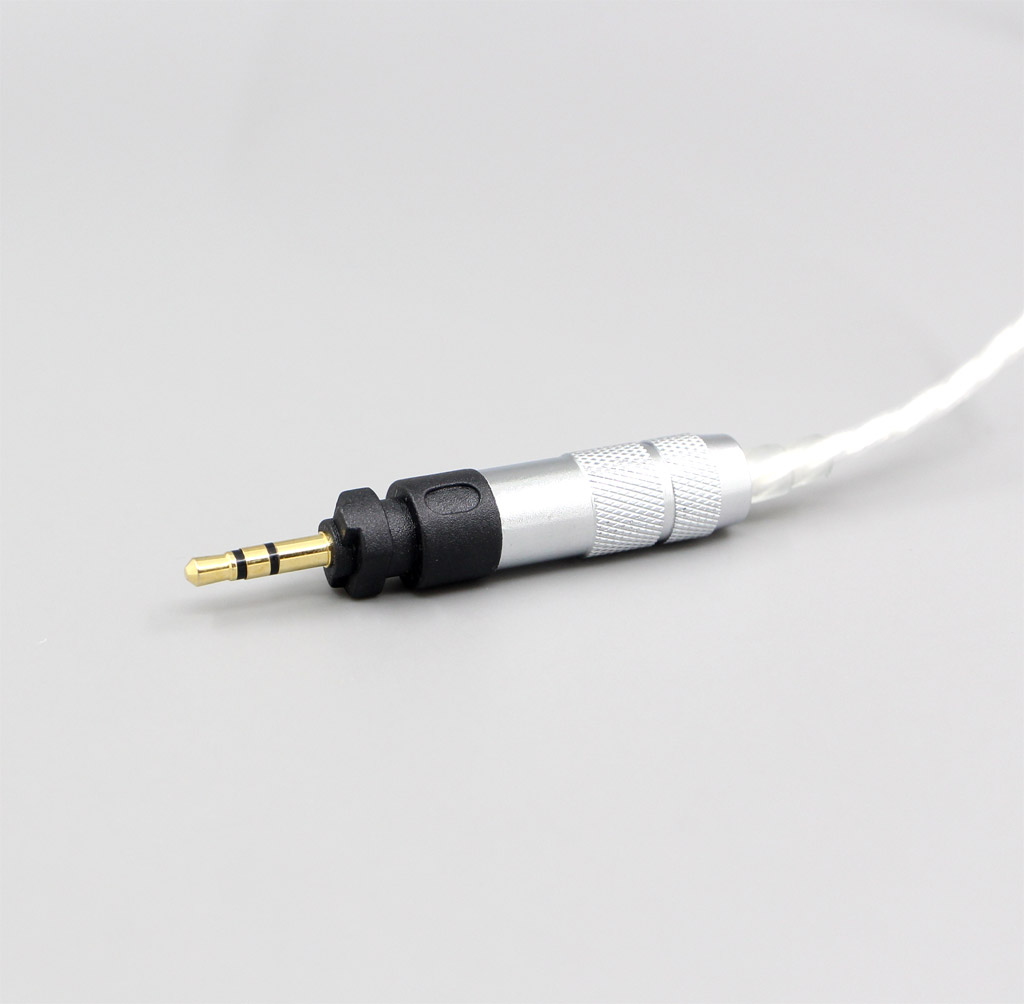 Hi-Res Silver Plated 7N OCC Earphone Cable For Shure SRH840 SRH940 SRH440 SRH750DJ Philips SHP9000 SHP8900