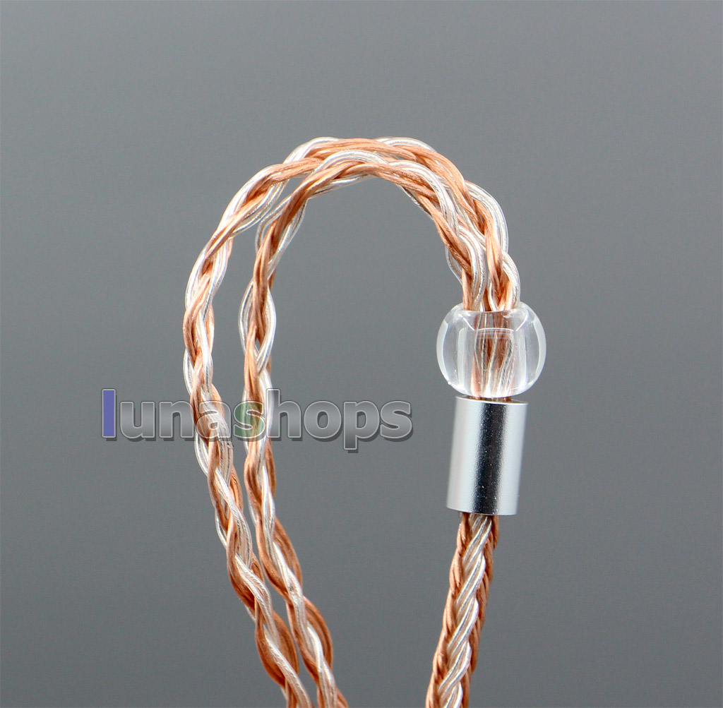3.5mm 16 Cores OCC Silver Plated Cable For Denon A800 Headphone Earphone