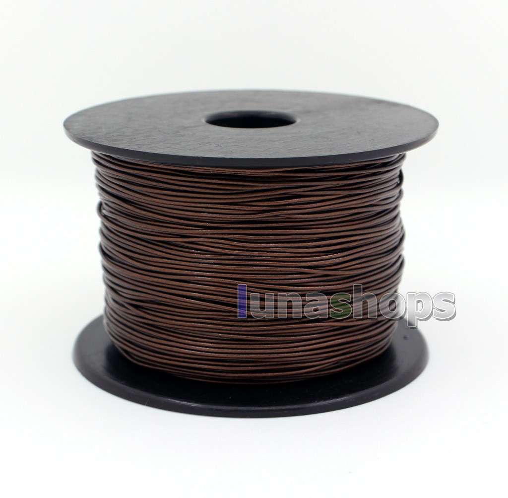 10m 50*0.05mm 7N OCC Diameter:1mm High Conductivity Low Impedance headphone Bulk Wire For DIY Custom Earphone Cable