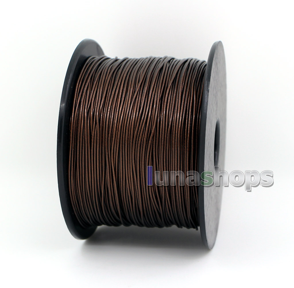 10m 50*0.05mm 7N OCC Diameter:1mm High Conductivity Low Impedance headphone Bulk Wire For DIY Custom Earphone Cable