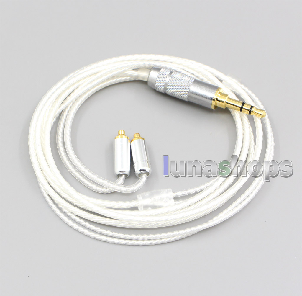 4.4mm 2.5mm 3.5mm XLR Hi-Res Silver Plated 7N OCC Earphone Cable For Shure se535 se846 Se425 Se315 Se215 MMCX