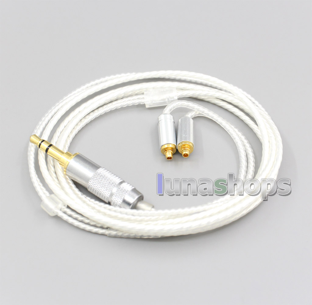 4.4mm 2.5mm 3.5mm XLR Hi-Res Silver Plated 7N OCC Earphone Cable For Shure se535 se846 Se425 Se315 Se215 MMCX