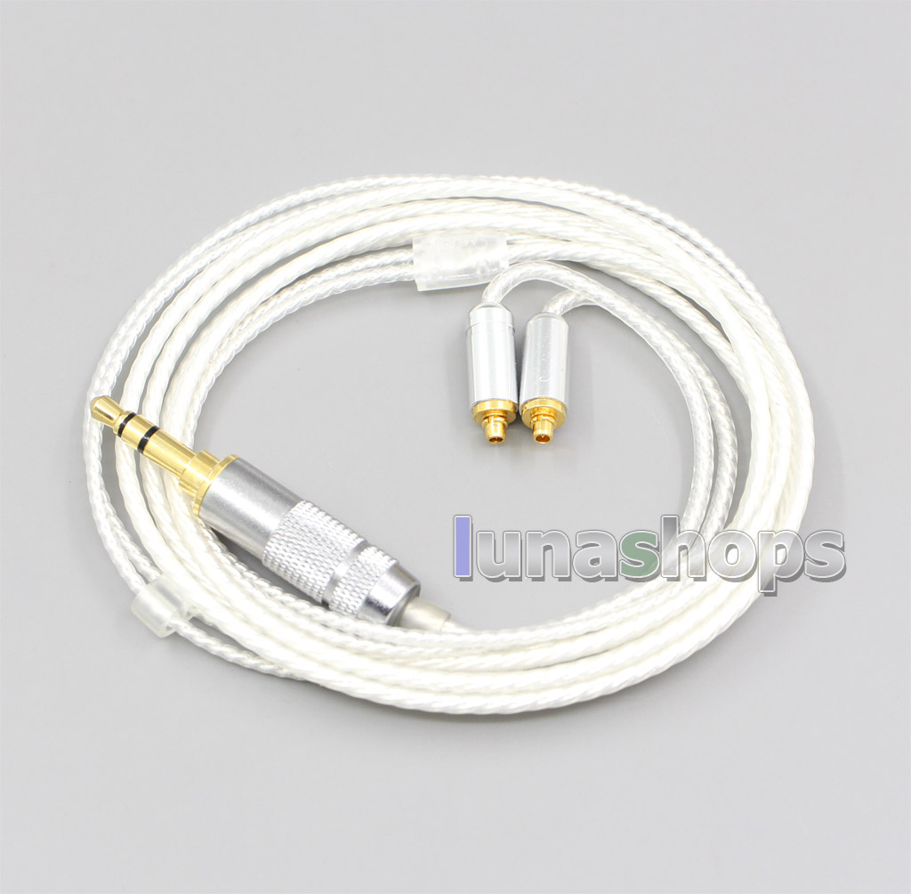 4.4mm 2.5mm 3.5mm XLR Hi-Res Silver Plated 7N OCC Earphone Cable For Shure se535 se846 Se425 Se315 Se215 MMCX