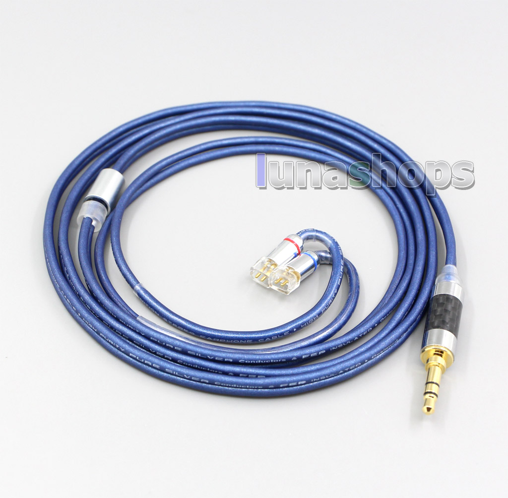 High Definition 99% Pure Silver Earphone Cable For UE11 UE18 pro QDC Gemini Gemini-S Anole V3-C V3-S V6-C