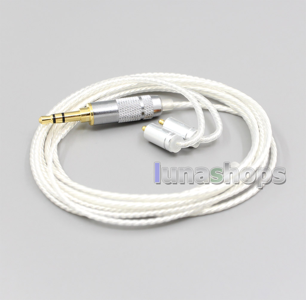 4.4mm 2.5mm Hi-Res Silver Plated 7N OCC Earphone Cable For UE Live UE6 Pro Lighting SUPERBAX IPX