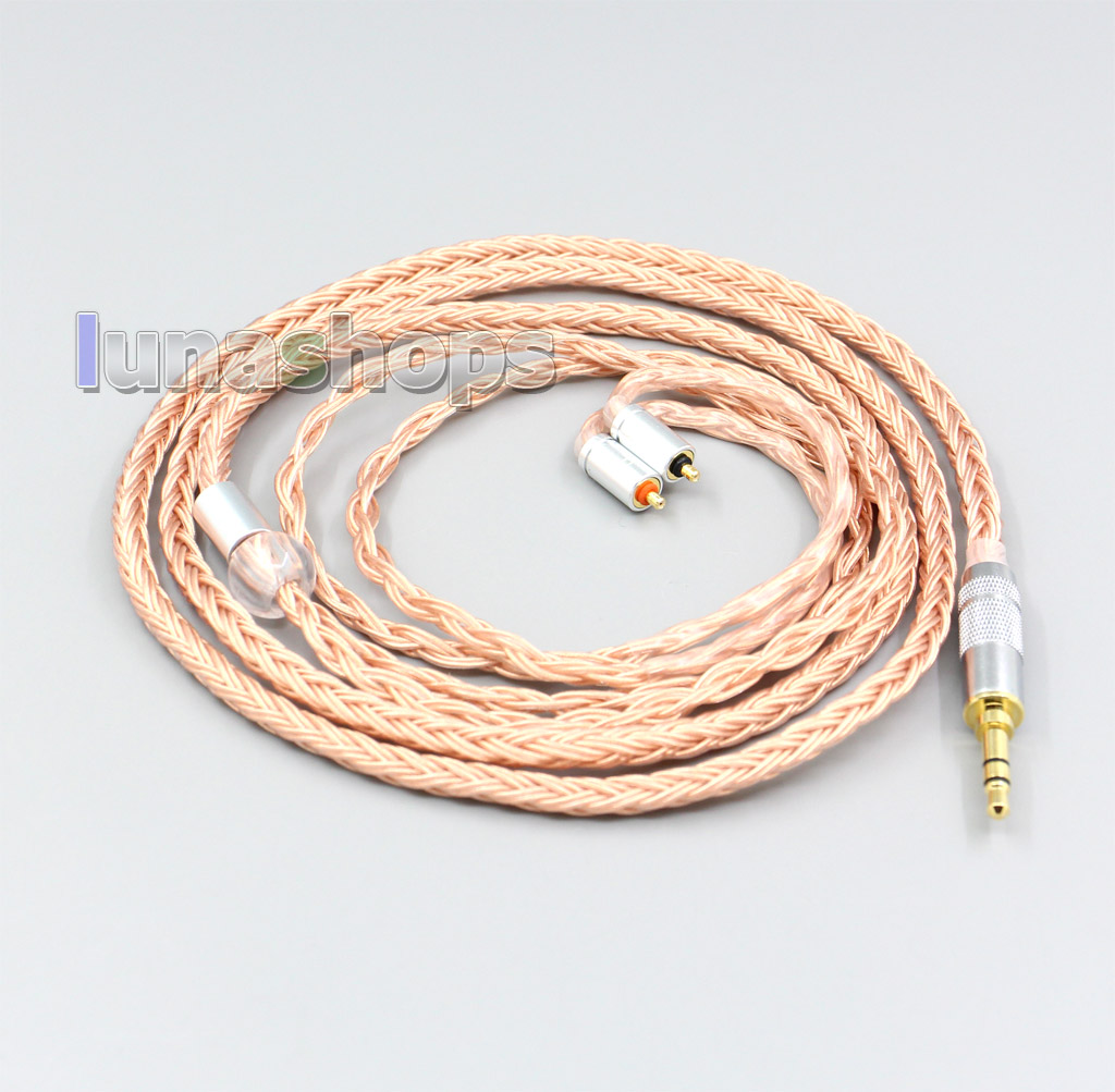 2.5mm 3.5mm XLR Balanced 16 Core 99% 7N  OCC Earphone Cable For UE Live UE6Pro Lighting SUPERBAX IPX