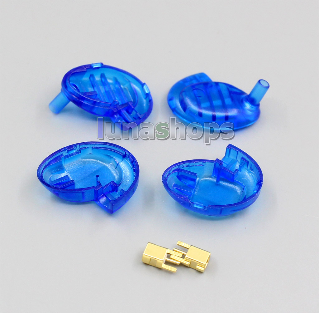 1 pair Custom Shell For Westone W4r + Shure se535 Shape Female Slot 0.78mm Female Pin