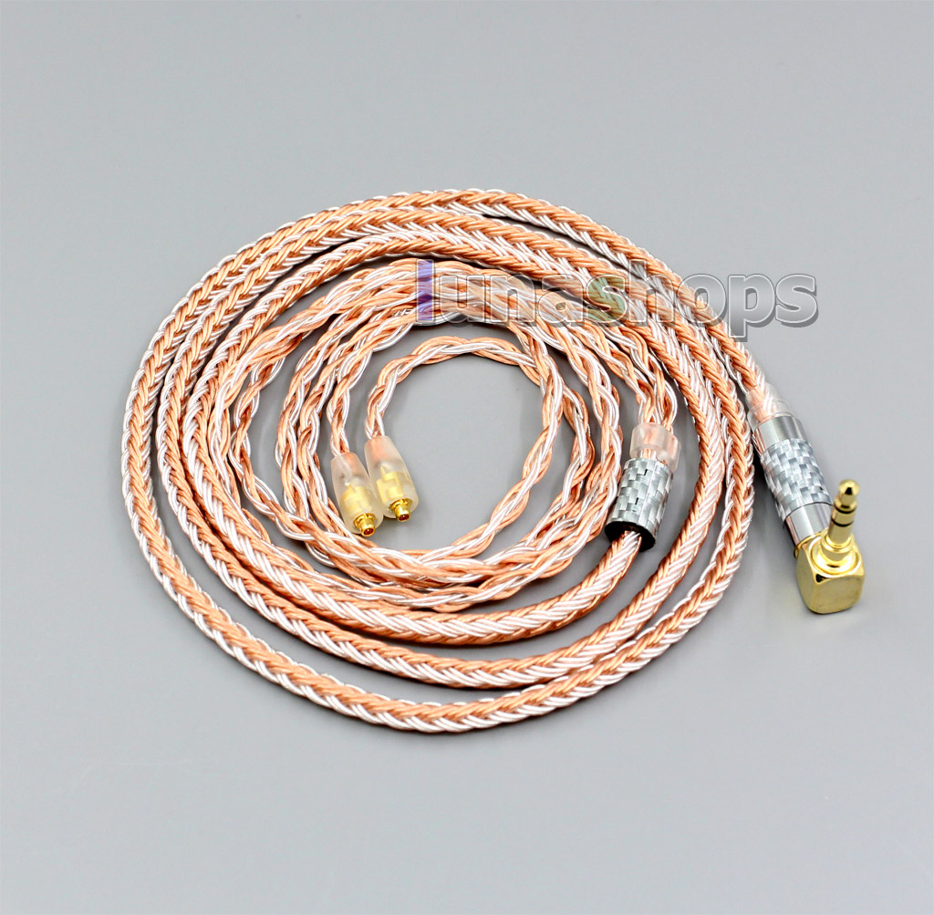 2.5mm 4pole TRRS Balanced 16 Core OCC Silver Mixed Headphone Cable For Westone W60 W50 W40 UM50 UM30 UM10