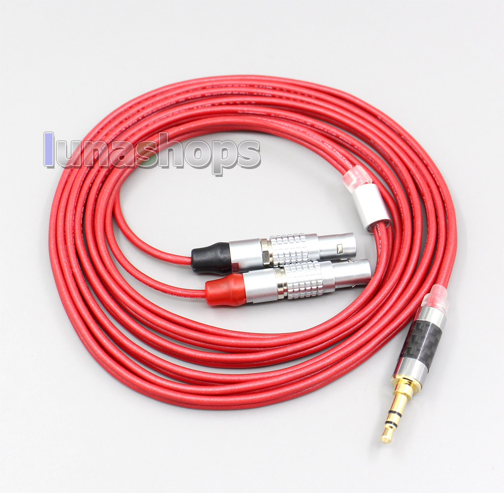 2.5mm 4.4mm XLR 3.5mm 99% Pure PCOCC Earphone Cable For Focal Utopia Fidelity Circumaural Headphone