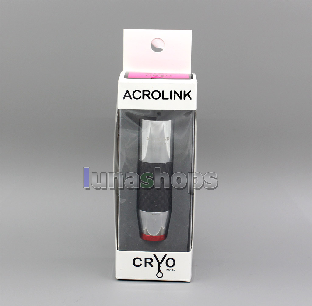 ACROLINK CF-601M CF-601F XLR Carbon Rhodium Plated Microphone Male Female Plug Adapter