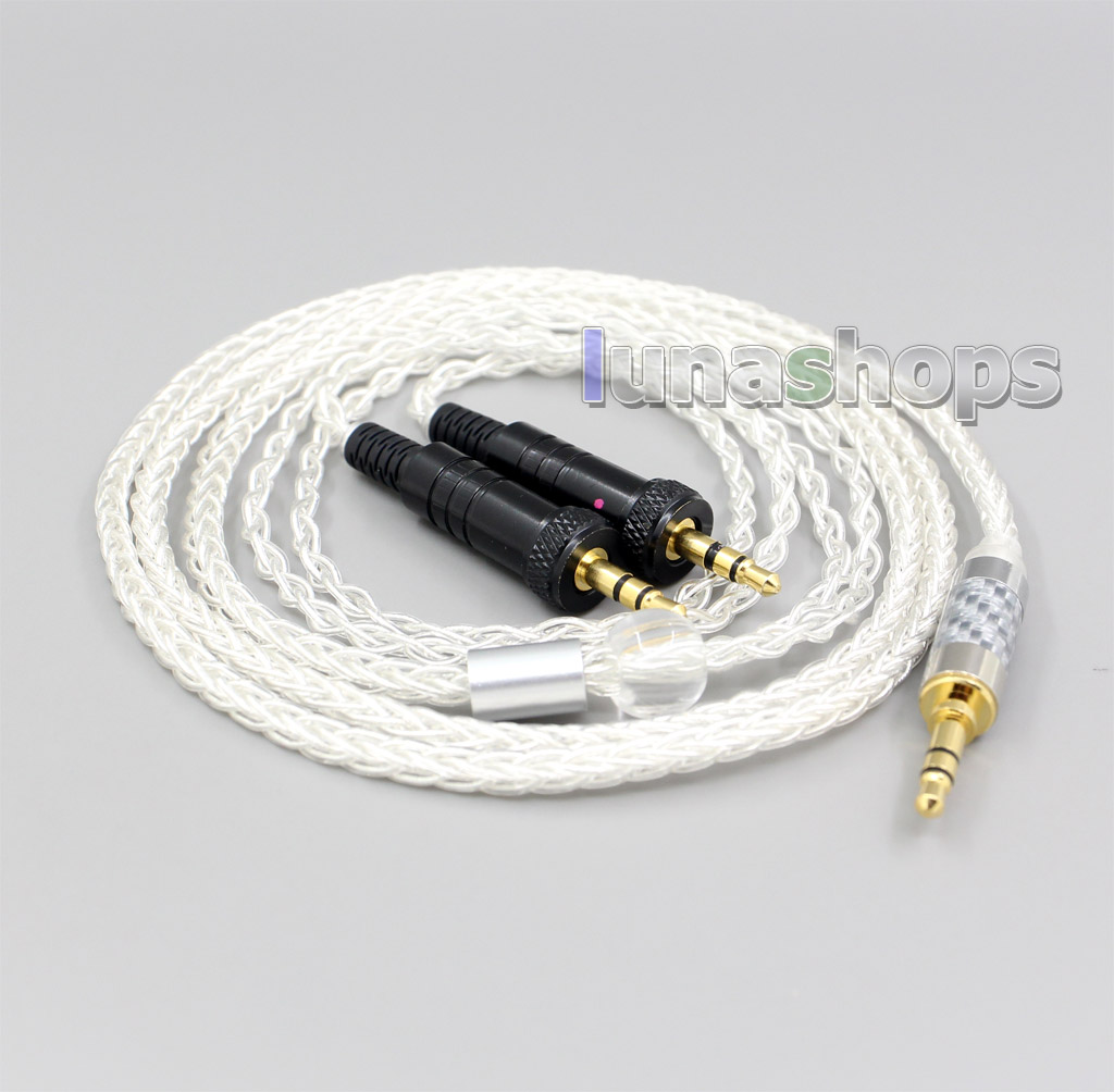 2.5mm 4.4mm XLR 8 Core Silver Plated OCC Earphone Cable For Sony MDR-Z1R MDR-Z7 MDR-Z7M2 With Screw To Fix