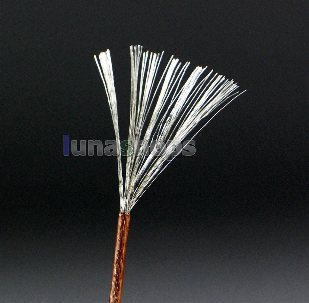 200m 7 Cores OCC Silver Plated (6*14+1*16) 100*0.05mm OD0.8mm High Conductivity Low Impedance headphone Bulk Wire