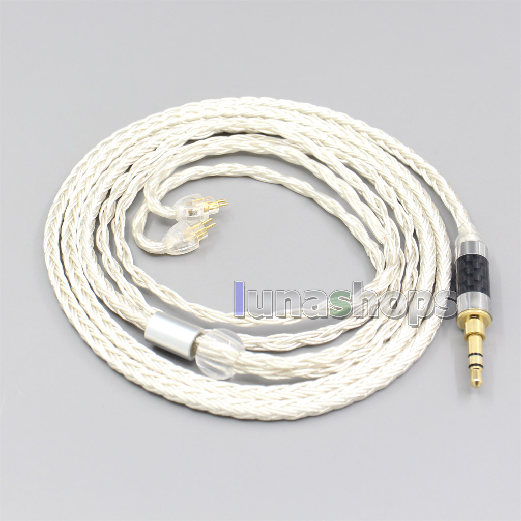 16 Core OCC Silver Plated Earphone Cable For AUDEZE iSINE 10 20 LX LCDi3 LCDi4