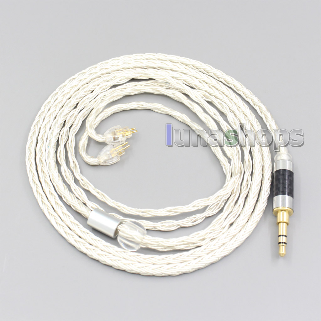 16 Core OCC Silver Plated Earphone Cable For AUDEZE iSINE 10 20 LX LCDi3 LCDi4