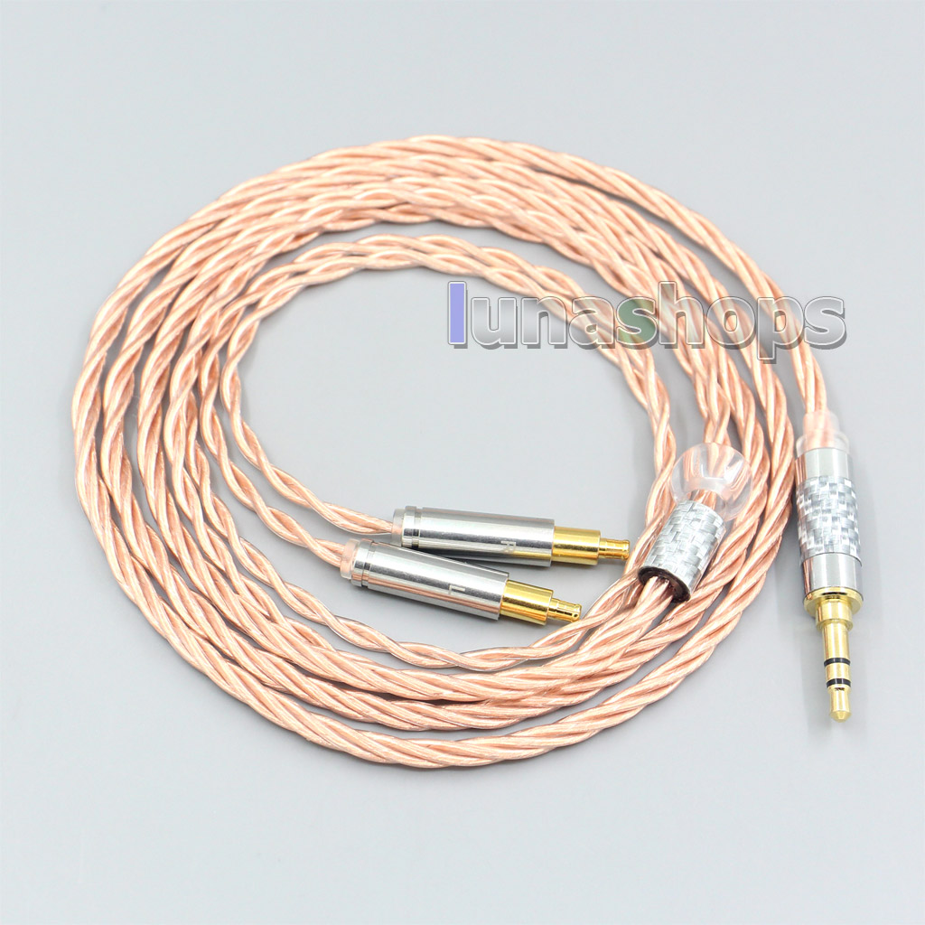 OCC Shielding Coaxial Earphone Cable For Audio Technica ATH-ADX5000 MSR7b 770H 990H ESW950 SR9 ES750 ESW990
