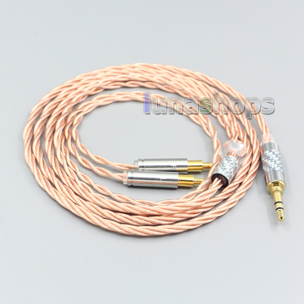 OCC Shielding Coaxial Earphone Cable For Audio Technica ATH-ADX5000 MSR7b 770H 990H ESW950 SR9 ES750 ESW990