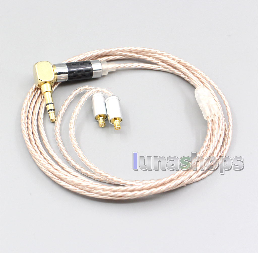 Hi-Res Brown XLR 3.5mm 2.5mm 4.4mm Earphone Cable For Audio Technica ATH-CKR100 ATH-CKR90 CKS1100 CKR100IS CKS1100IS