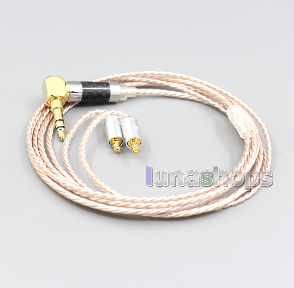 Hi-Res Brown XLR 3.5mm 2.5mm 4.4mm Earphone Cable For Audio Technica ATH-CKR100 ATH-CKR90 CKS1100 CKR100IS CKS1100IS