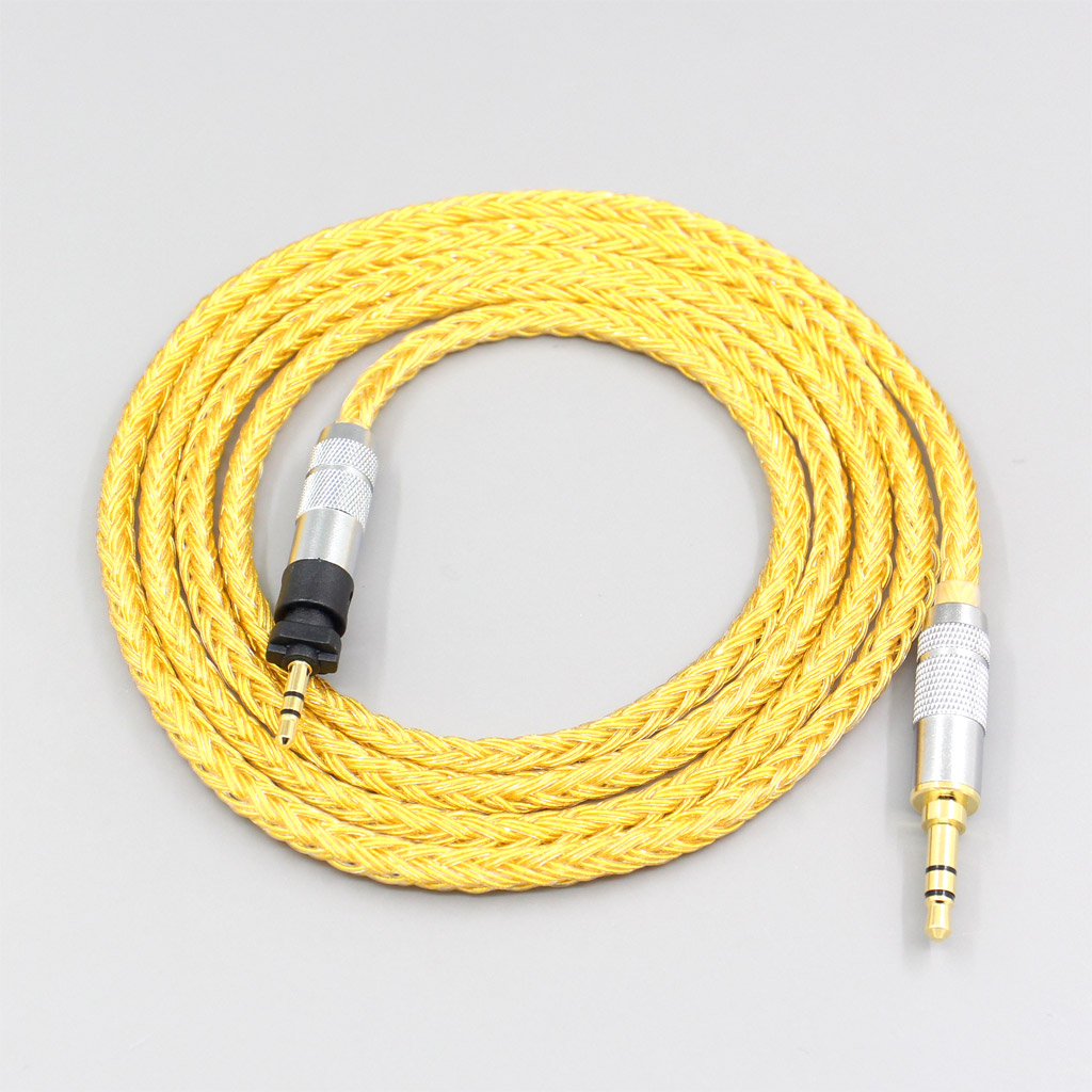 16 Core OCC Gold Plated Earphone Headphone Cable For Shure SRH840 SRH940 SRH440 SRH750DJ Philips SHP9000 SHP8900