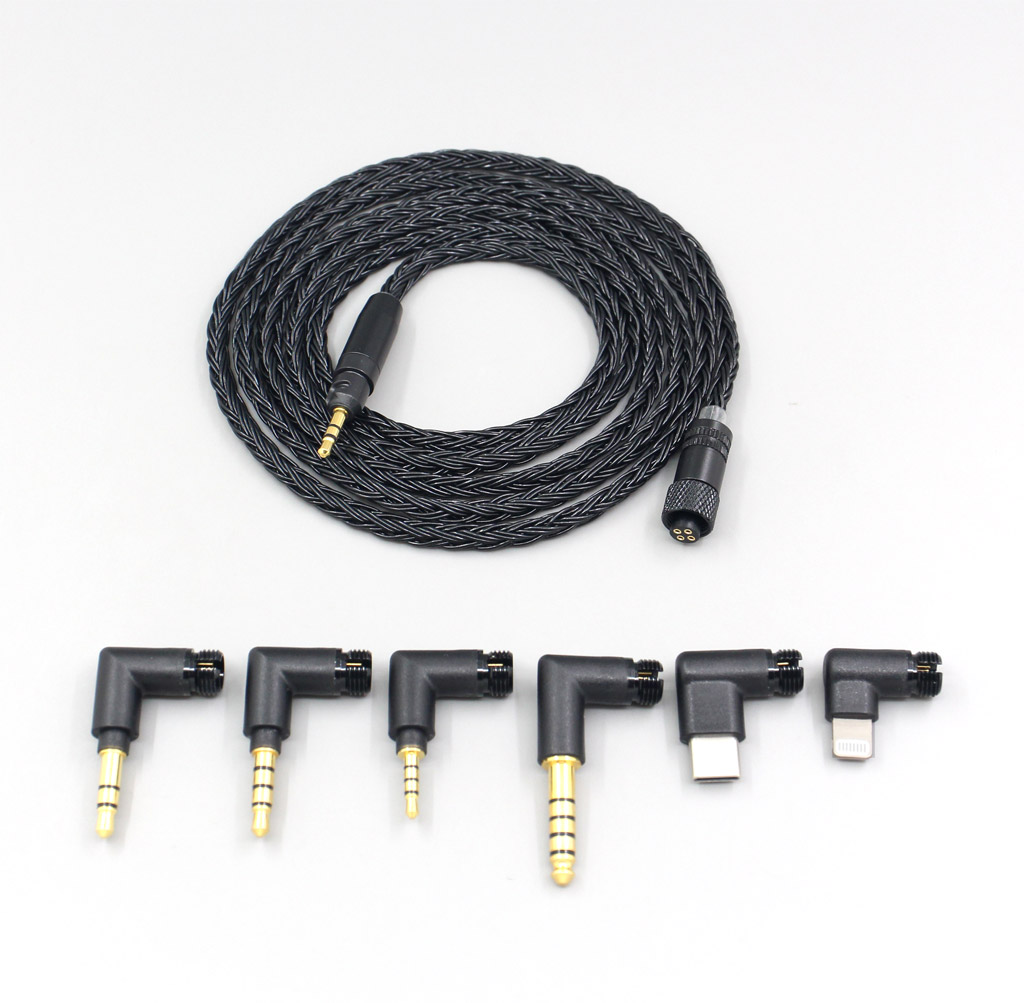 16 Core Black OCC Awesome All In 1 Plug Earphone Cable For Ultrasone Performance 820 880 Signature DXP PRO STUDIO