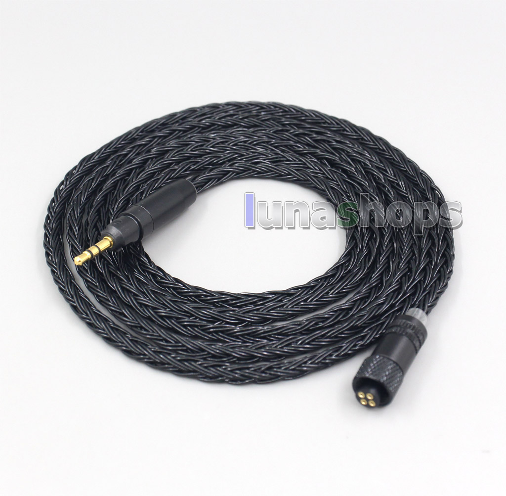 16 Core Black OCC Awesome All In 1 Plug Earphone Cable For Ultrasone Performance 820 880 Signature DXP PRO STUDIO