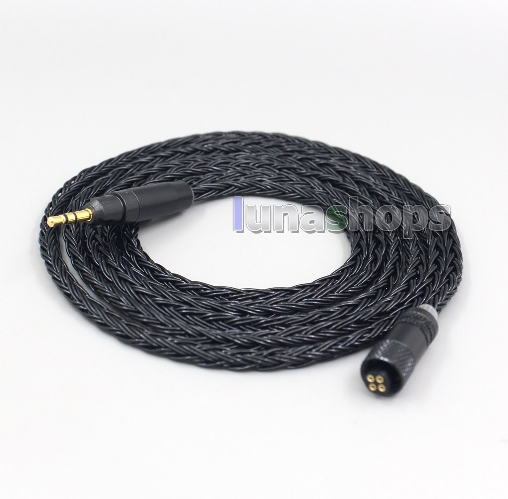 16 Core Black OCC Awesome All In 1 Plug Earphone Cable For Ultrasone Performance 820 880 Signature DXP PRO STUDIO