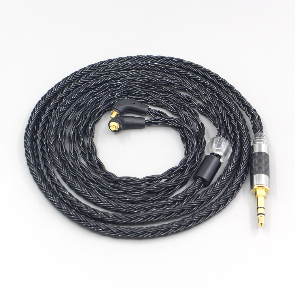16 Core 7N OCC Black Braided Earphone Cable For Etymotic ER4SR ER4XR ER3XR ER3SE ER2XR ER2SE