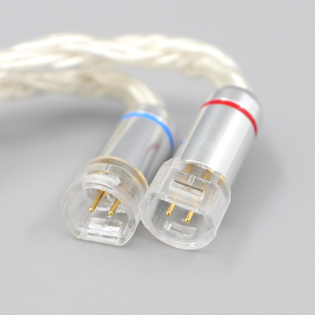 16 Core OCC Silver Plated Headphone Earphone Cable For Sennheiser IE8 IE8i IE80 IE80s Metal Pin